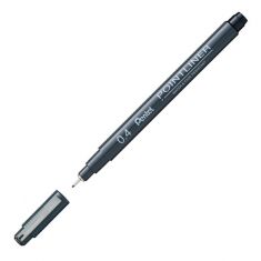 PentelArts permanent fineliner Pointliner, zwart, 0,4 mm