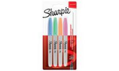 Sharpie permanent-marker FINE 'Pastel', 4 stuks op blister