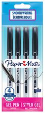 Paper:Mate gelpen Jiffy, 0,5 mm, zwart, 4 stuks in polybag