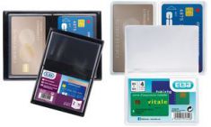 ELBA creditcardhoes voor 4 creditcards, 300 my, PVC