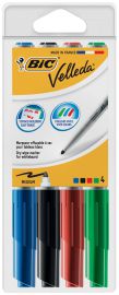 BIC Whiteboardmarker Velleda 1741, ronde punt, 1,4 mm, 4 in etui