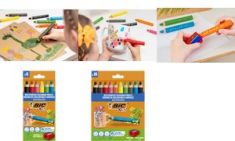 BIC Kids driehoekige kleurpotloden Multisurface, 6 stuks in doosje