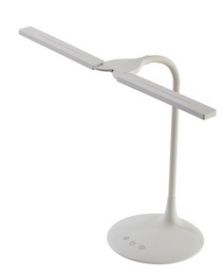 ALBA LED-bureaulamp 'LEDTWIN', draadloos, met accu, wit
