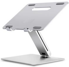 ALBA ergonomische notebookstandaard MHELEVATOP, zilver