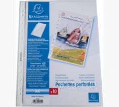 EXACOMPTA brochurehoes DIN A4, PP, transparant glad