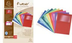 EXACOMPTA zichtmap FOREVER, DIN A4, 120 g/m2, assorti