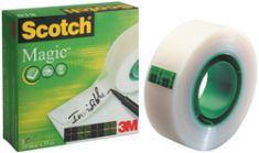 3M Scotch plakband Magic 810, onzichtbaar, 12 mm x 66 m