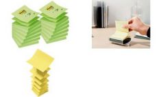 3M Post-It Memoblok 76x76mm geel 1 pak