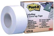 Post-it correctie- en afdektape, 25 mm x 17,7 m, navulrol