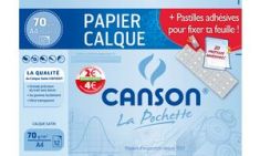 CANSON transparant tekenpapier, gesatineerd, DIN A4, 70 g/m2