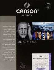 CANSON INFINITY fotopapier ´RAG PHOTO Duo´, 220 g/m2, A4, 25 vel