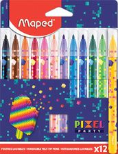 Maped viltstift PIXEL PARTY, 12 in doosje