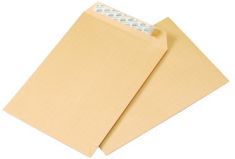 GPV akte-envelop, C5, 16,2 x 22,9 cm, zonder venster, zelfklevend, bruin, 500 st.