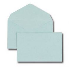 GPV envelop, 90x140 mm, blauw, ongegomd, 80 g/m2, 1.000 st