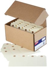 APLI hanglabel, 80 x 38 mm, neutraal, beige, zonder draad