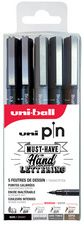 uni-ball fineliner PIN ASP012, set van 5