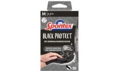 Spontex Nitril-handschoen Black Protect, maat L, zwart