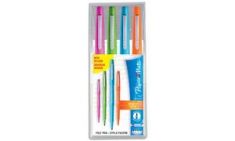 Paper:Mate fineliner Flair origineel FUN, 1,0mm, 4 stuks in etui