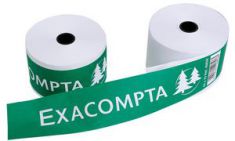 EXACOMPTA kassarol, 57 mm x 44 m x 12 mm, extra wit