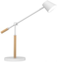 UNiLUX LED-bureaulamp VICKY, dimbaar, beuken/wit