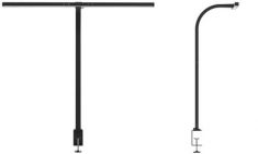 UNiLUX LED-bureaulamp STRATA, klemvoet, zwart