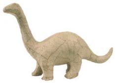 décopatch papier-maché figuur 'Brontosaurus', 100 mm