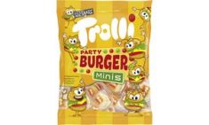 Trolli fruitgummi MINI BURGER, 170 g