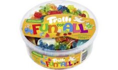 Trolli fruitgummi FUN FOR ALL, 750 g ronde silo