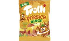 Trolli fruitgummi PERZIKRINGEN, 150 g