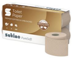 satino by wepa toiletpapier PureSoft, 2-laags, bruin