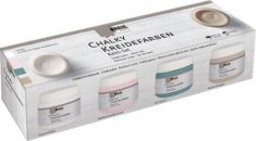 KREUL krijtverf Chalky, basisset 4 x 150 ml