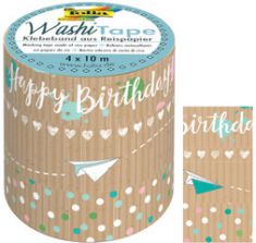 folia deco plakband Washi-Tape KRAFTPAPIER I, set van 4