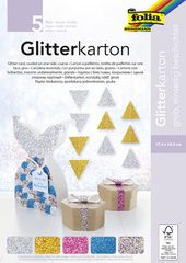 folia glitterkarton 'GROF', 174 x 245 mm, 300 g/m2