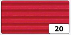 folia decoratief golfkarton, (B)500 x (H)700 mm, rood