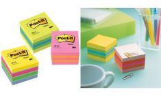 POST-IT Post-It Memoblok Minikubus 51x51mm roze 1 pak