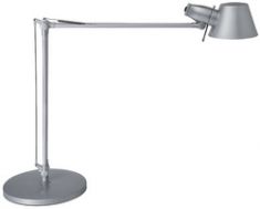 MAUL LED-bureaulamp MAULrock, met voet, zilver