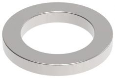 MAUL Neodym-ringmagneet, diameter: 12 mm, nikkel