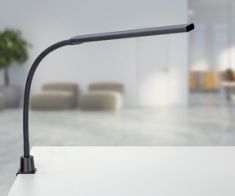 MAUL LED-bureaulamp MAULpirro, zwart, met klemvoet