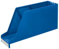 LEITZ tijdschriftencassette Standaard, voor mappen, blauw