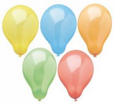 PAPSTAR luchtballonnen 'Rainbow', kleuren assorti