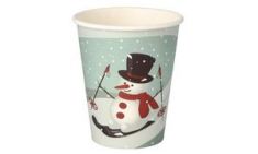 PAPSTAR kartonnen drinkbeker 'Snowman', 0,2 l