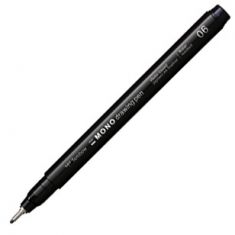 Tombow Fineliner MONO drawing pen, zwart, lijndikte 06