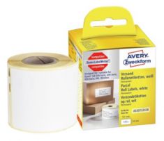 AVERY etiketten op rol, 101 x 54 mm, wit, permanent