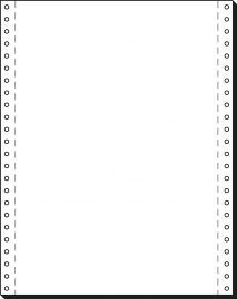 sigel DIN-kettingpapier, 240 mm x 12´ (30,48 cm), 1-voud, wit, 60 g/m2
