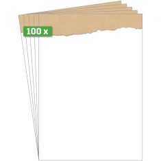 sigel Design-papier 'Torn kraft paper', DIN A4, 90 g/m2