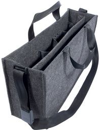 sigel Business-vilttas Desk Sharing Bag, grootte: L, grijs