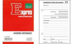 Expres Kasboek Ontvangst, A6 staand, 100 vel