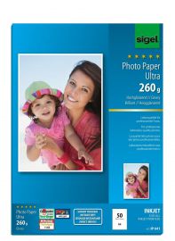 sigel Ultra-fotopapier, A4, hoogglanzend, 260 g/m2, 50 vel