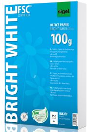 sigel inkjet-papier ´Bright White´, DIN A4, 100 g/m2, ultrawit, 250 vel