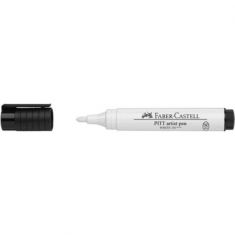 FABER-CASTELL tekenstift PITT artist pen, wit, 1,0 - 5,0 mm